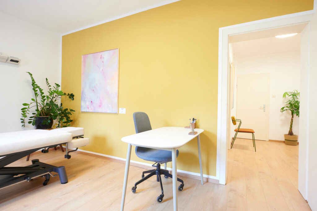 Physiotherapie Praxis Heidelberger-Weststadt Behandlungszimmer